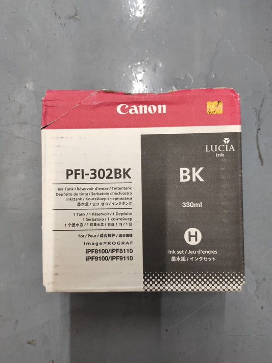 Genuine Canon PFI-302 Ink Cartridges - IPF8100 IPF8110 IPF9100 IFP9110