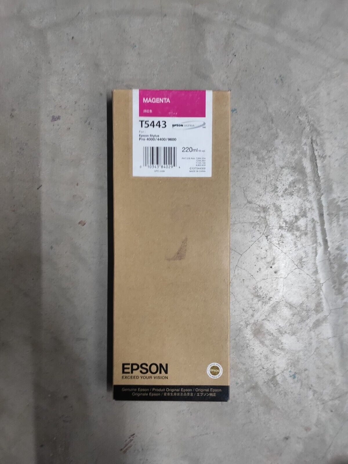 Genuine Epson T5441 T5442 T5443 T5444 T5445 T5446 T5447 T5448 Ink Cartridges lot