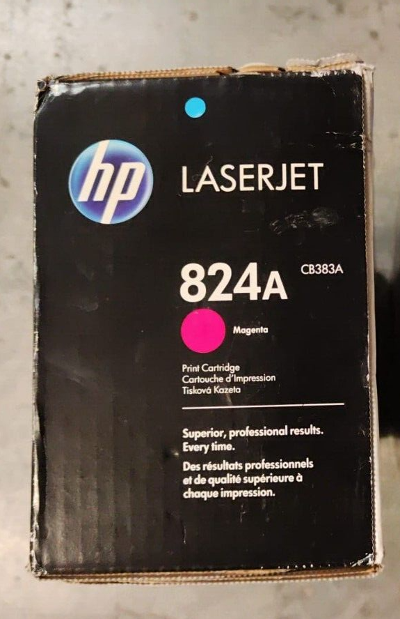 Genuine HP 824A Magenta Toner Cartridges (CB383A) - FREE UK DELIVERY! VAT inc.