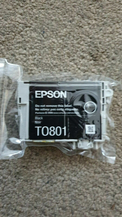Genuine lot EPSON T0807 Ink Cartridges - (T0801 T0802 T0803 T0804 T0805 T0806)