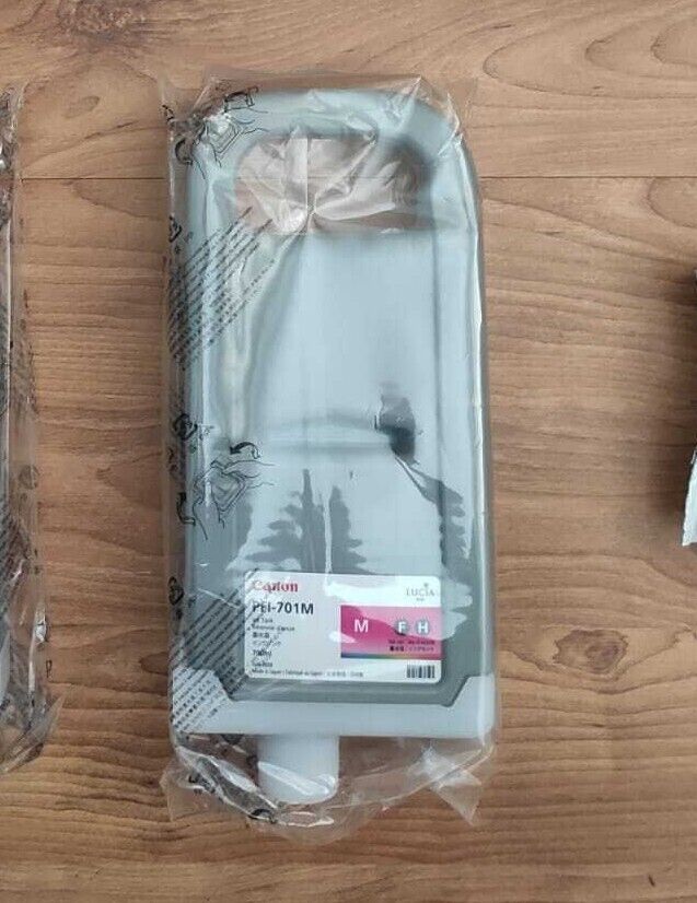 Genuine lot of Canon PFI-701 ink cartridges 700ml - ImagePROGRAF iPF 8000 9000