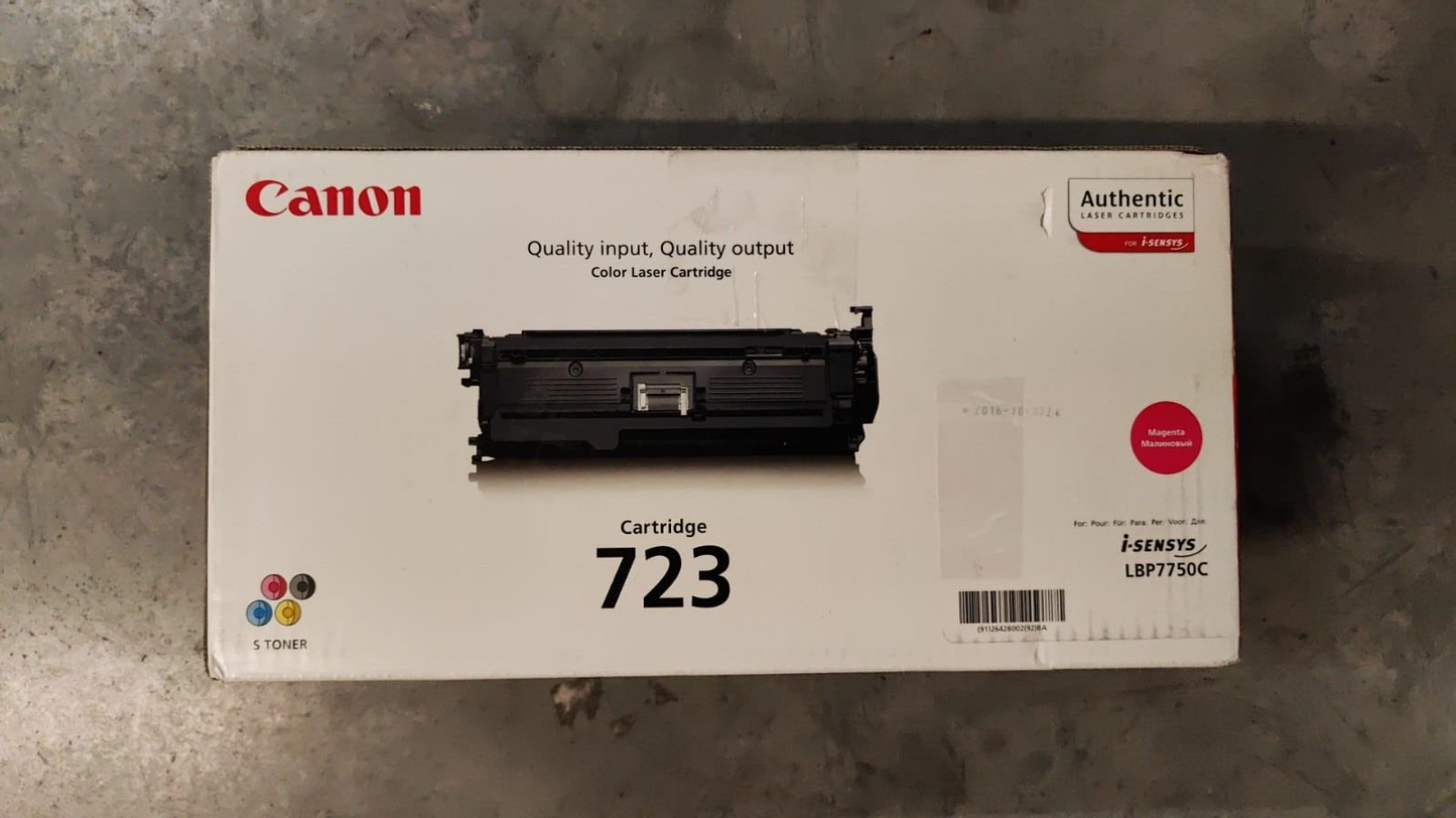 Genuine Canon 723 Magenta Laserjet Toner Cartridge FREE UK DELIVERY! VAT inc.