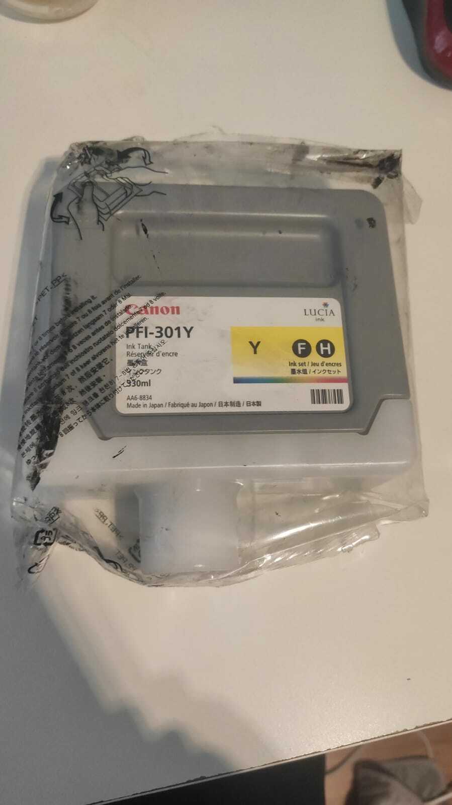Genuine lot of Canon PFI-301 Ink Cartridges - FREE UK DELIVERY - VAT inc.