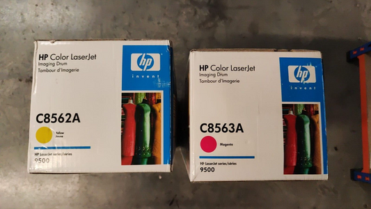 Genuine HP 822A Magenta + Yellow Imaging Drums (C8563A C8562A) FREE UK DELIVERY!