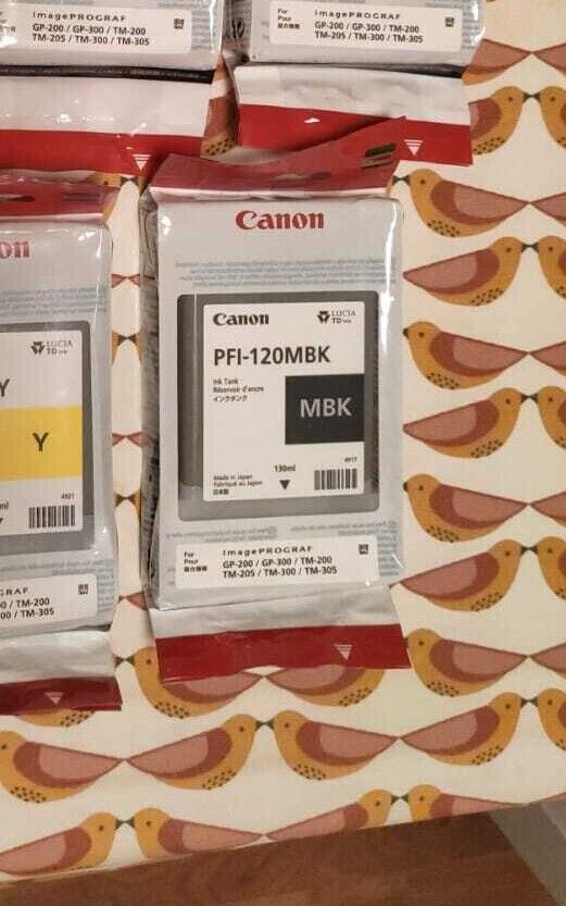 Genuine Canon PFI-120 ink cartridges lot - FREE UK DELIVERY! VAT included
