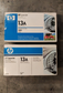 2x Genuine HP 13A Black Toner Cartridges (Q2613A) FREE UK DELIVERY! VAT included
