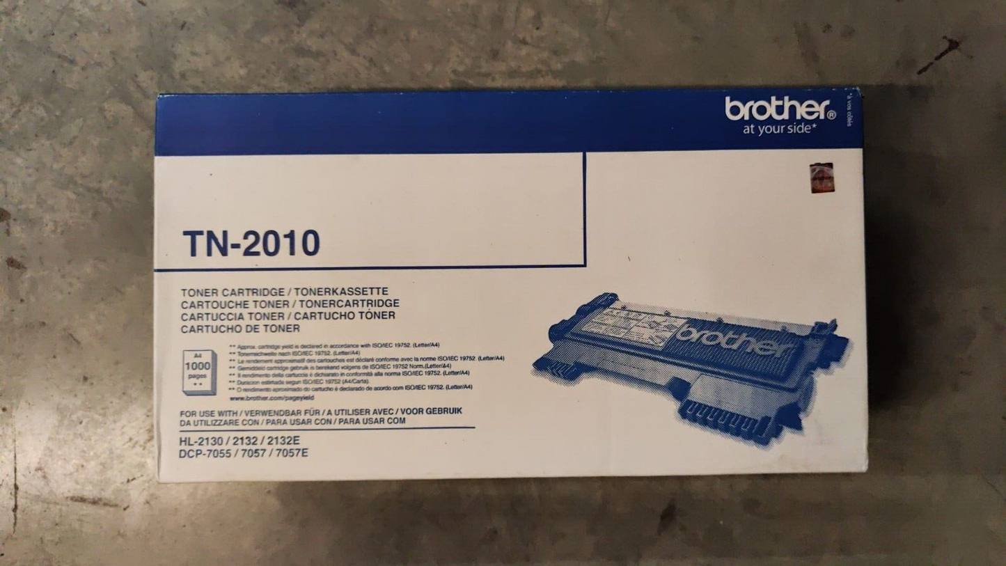 Genuine Brother TN-2010 Black Toner Cartridge - FREE UK DELIVERY! VAT included