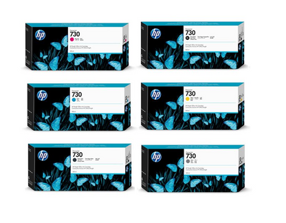 Genuine HP 730 Ink Cartridges (300ml) - FREE UK DELIVERY! VAT included