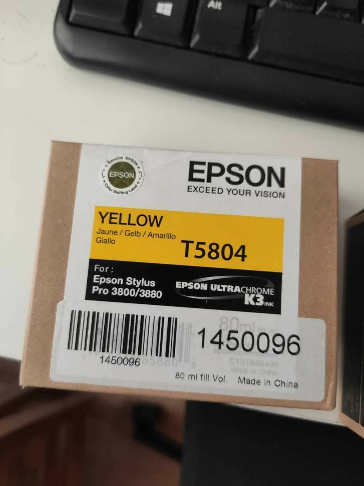 Genuine lot of Epson T5801 T5802 T5803 T5804 T5805 T5806 T5807 T5808 T5809 inks