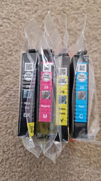 Genuine Epson 29 / 29XL Strawberry Ink Cartridges Lot - FREE UK DELIVERY! - VAT