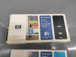 Genuine lot of HP 81 Printhead and Cleaners (C4950-C4955A) - VAT included