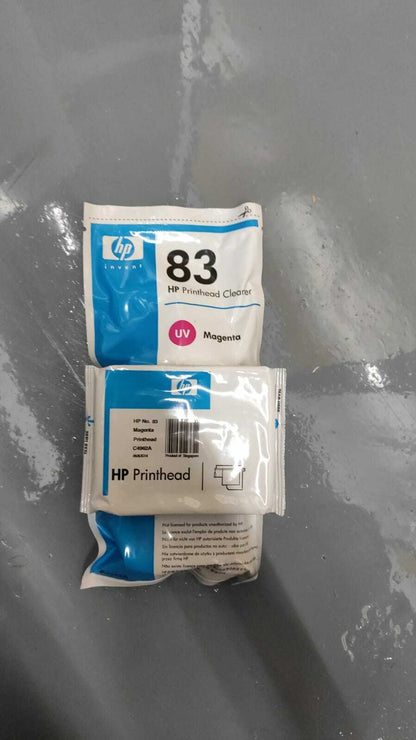 Genuine lot of HP 83 UV Printheads and Cleaners (C4960A-65A) DesignJet 5000 VAT