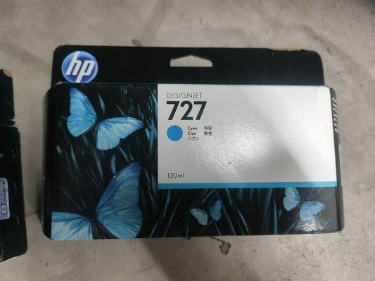 Genuine lot of HP 727 ink cartridges - 130ml for HP DESIGNJET 920 T1500 T2500