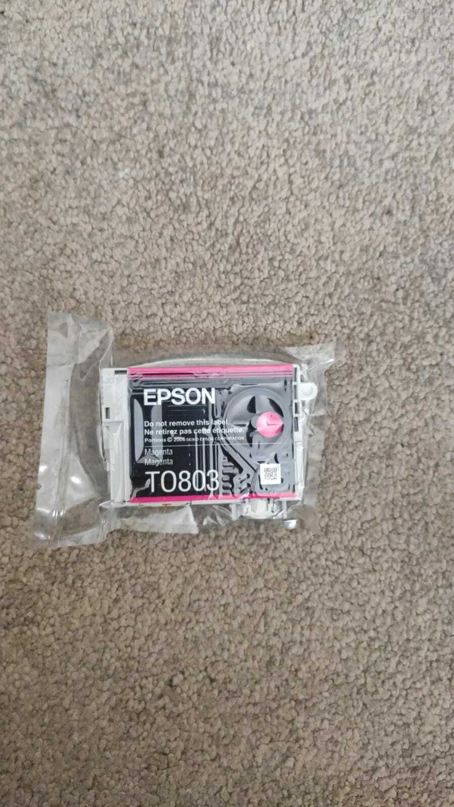 Genuine lot EPSON T0807 Ink Cartridges - (T0801 T0802 T0803 T0804 T0805 T0806)