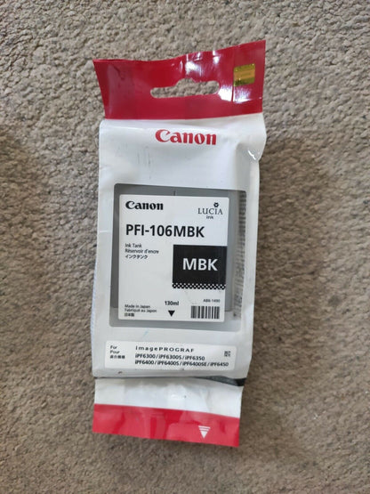 Genuine Canon PFI-106 ink cartridges for iPF6300 iPF6350 iPF6400 iPF6450 lot