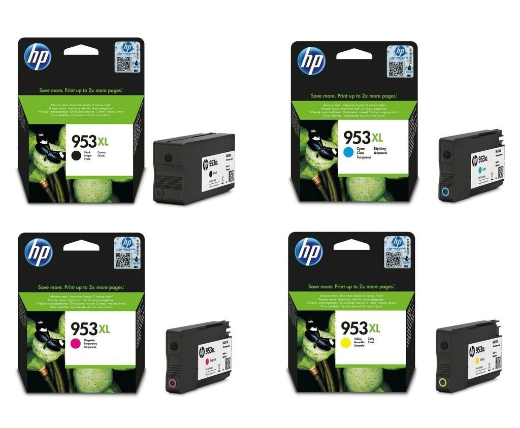 4x Genuine HP 953XL Ink Cartridges - FREE UK DELIVERY! VAT included