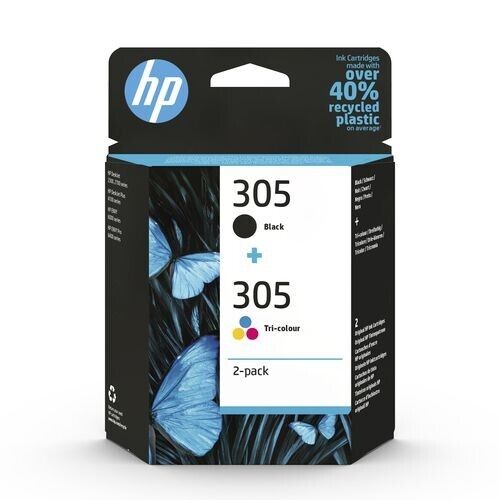 Genuine HP 305 Black + Colour Ink Cartridges - FREE UK DELIVERY! VAT included