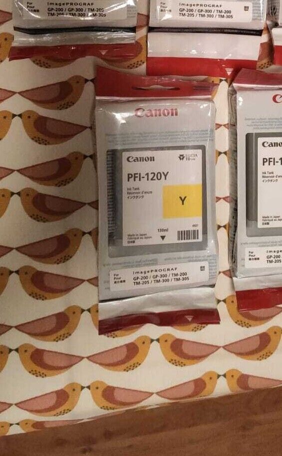 Genuine Canon PFI-120 ink cartridges lot - FREE UK DELIVERY! VAT included