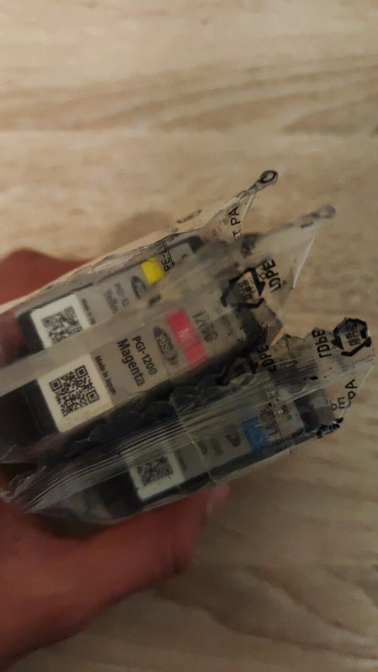 3x Genuine PGI-1200 Canon Cyan Magenta Yellow Ink Cartridges - FREE UK DELIVERY!