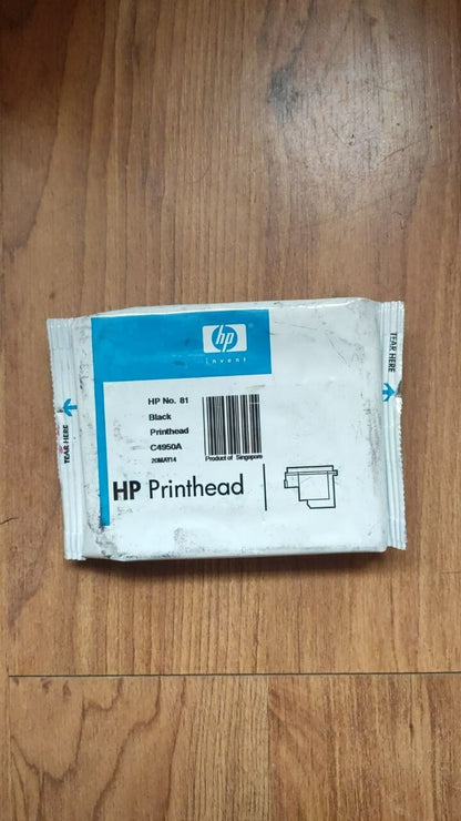 Genuine lot of HP 81 Printhead and Cleaners (C4950-C4955A) - VAT included