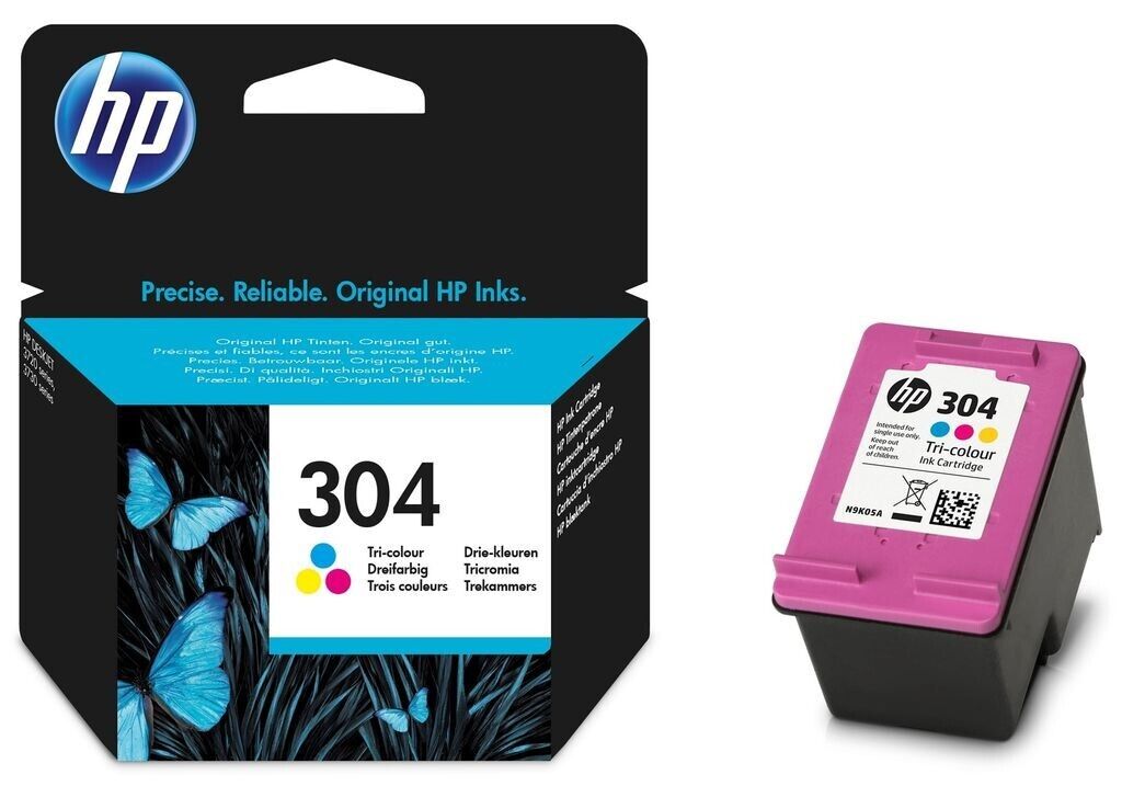 Genuine HP 304 Colour ink cartridges (N9K05AE) - FREE UK DELIVERY! VAT included
