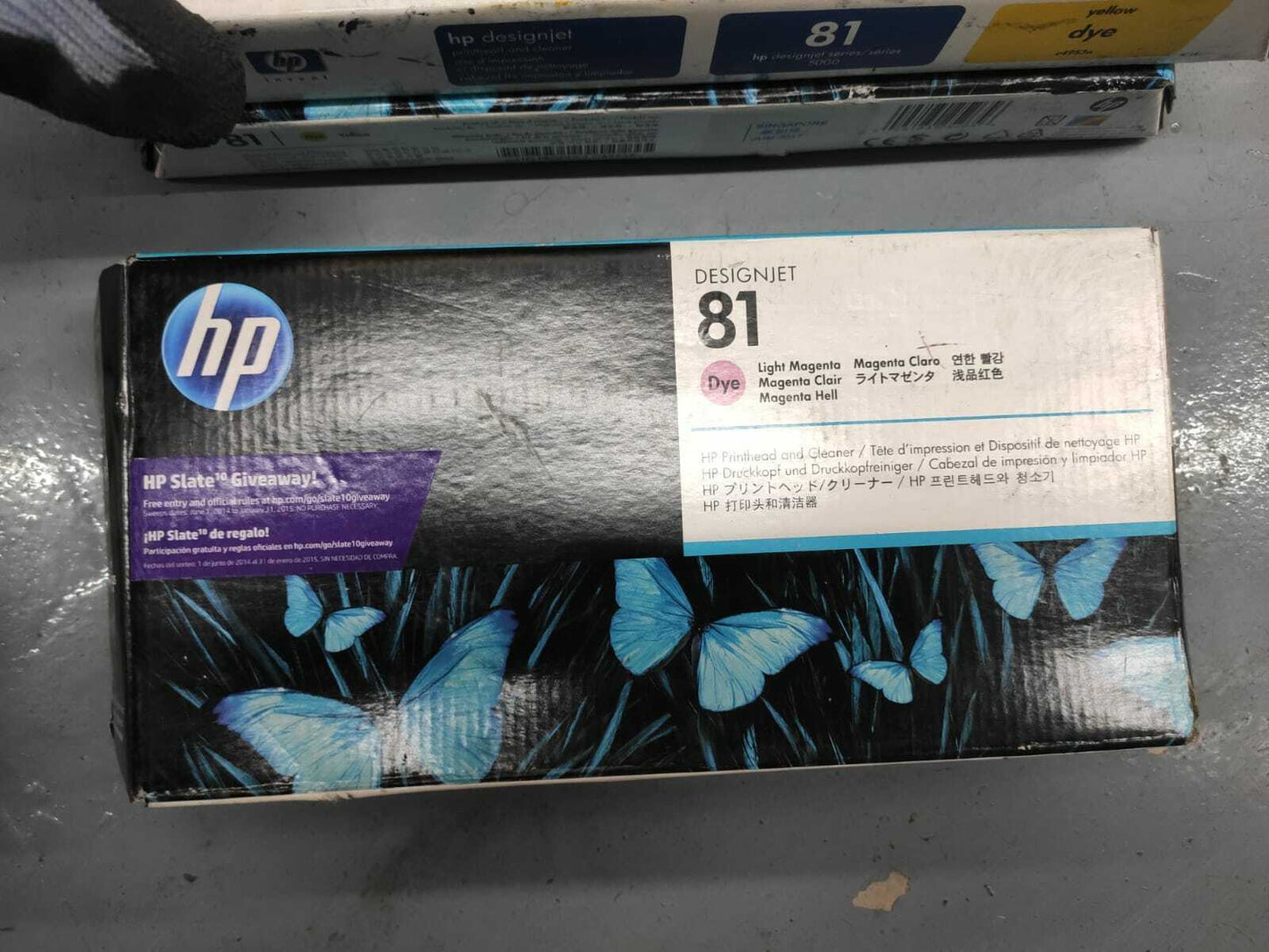 Genuine lot of HP 81 Printhead and Cleaners (C4950-C4955A) - VAT included