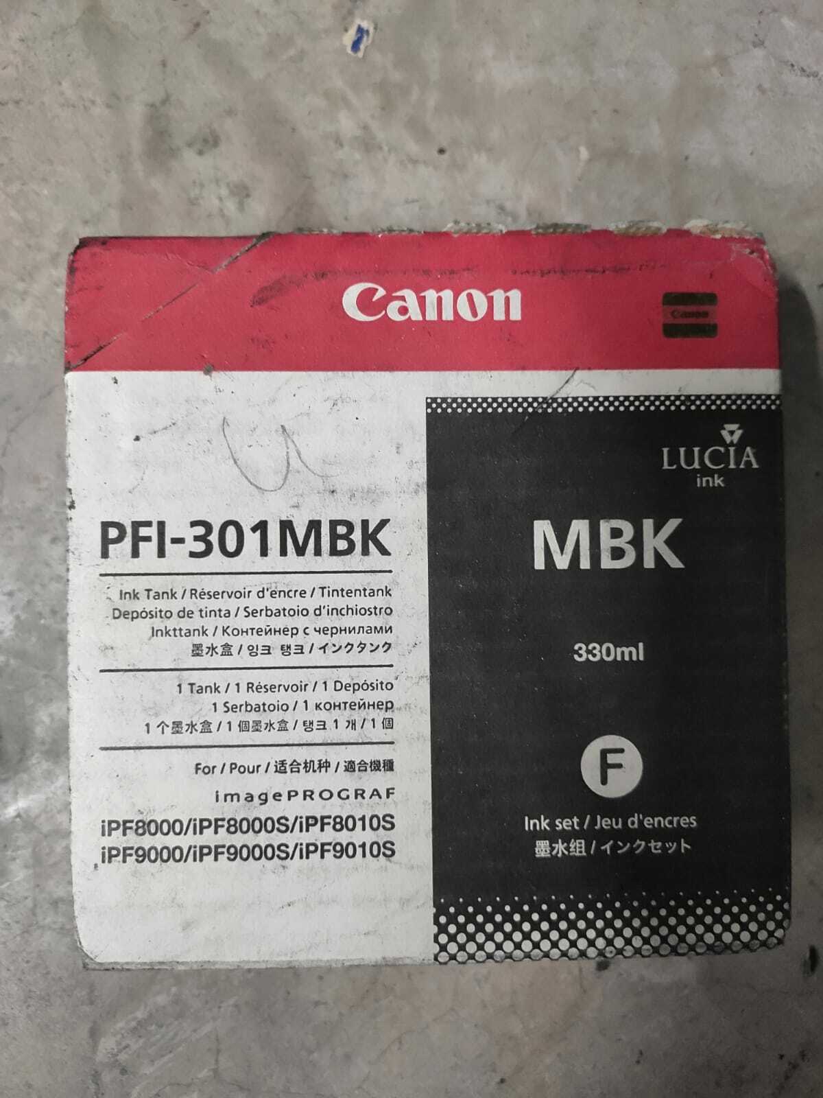 Genuine lot of Canon PFI-301 Ink Cartridges - FREE UK DELIVERY - VAT inc.