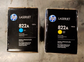 Genuine HP 822A Cyan + Yellow Toner Cartridges - FREE UK DELIVERY - VAT included
