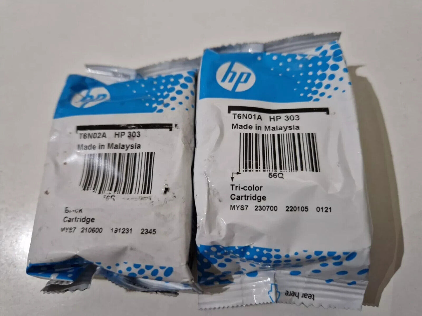 Genuine HP 303 Black and Colour Ink Cartridges (T6N02AE + T6N01AE) FREE DELIVERY
