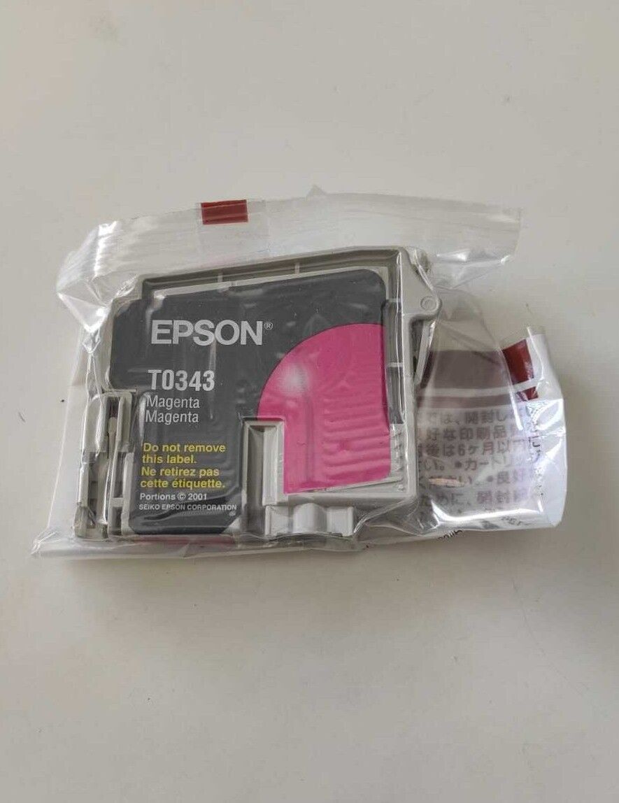 Genuine lot Epson T0341 T0342 T0343 T0344 T0345 T0346 T0347 T0348 inks - VAT