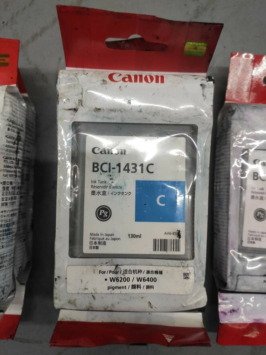 Genuine Canon BCI-1431 ink cartridges (130ML) FREE UK DELIVERY - VAT inc.