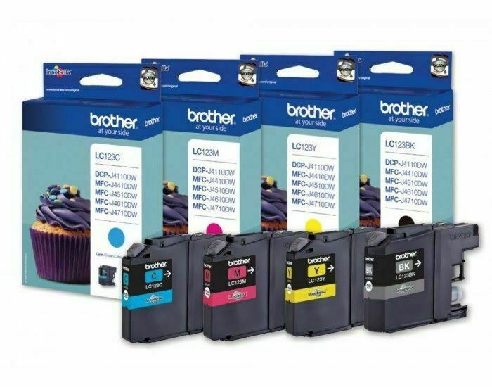 Genuine lot of Brother LC123 Ink Cartridges - FREE UK DELIVERY! VAT included