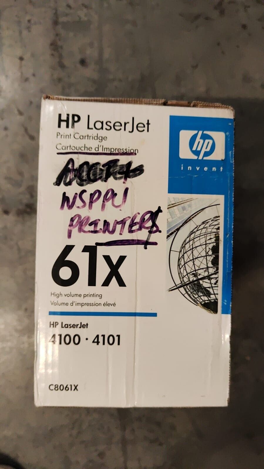 Genuine HP 61X Black Toner Cartridge (C8061X) - FREE UK DELIVERY - VAT included