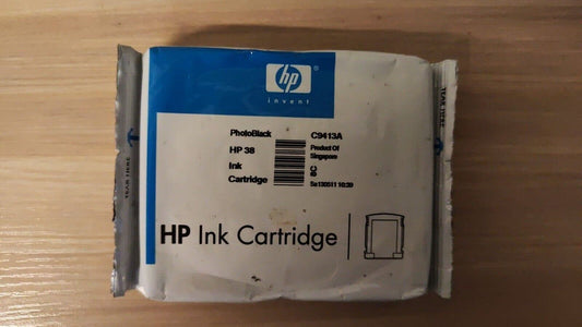 Genuine HP 38 Ink Cartridges (C9412A-C9419A) lot - FREE DELIVERY - VAT included