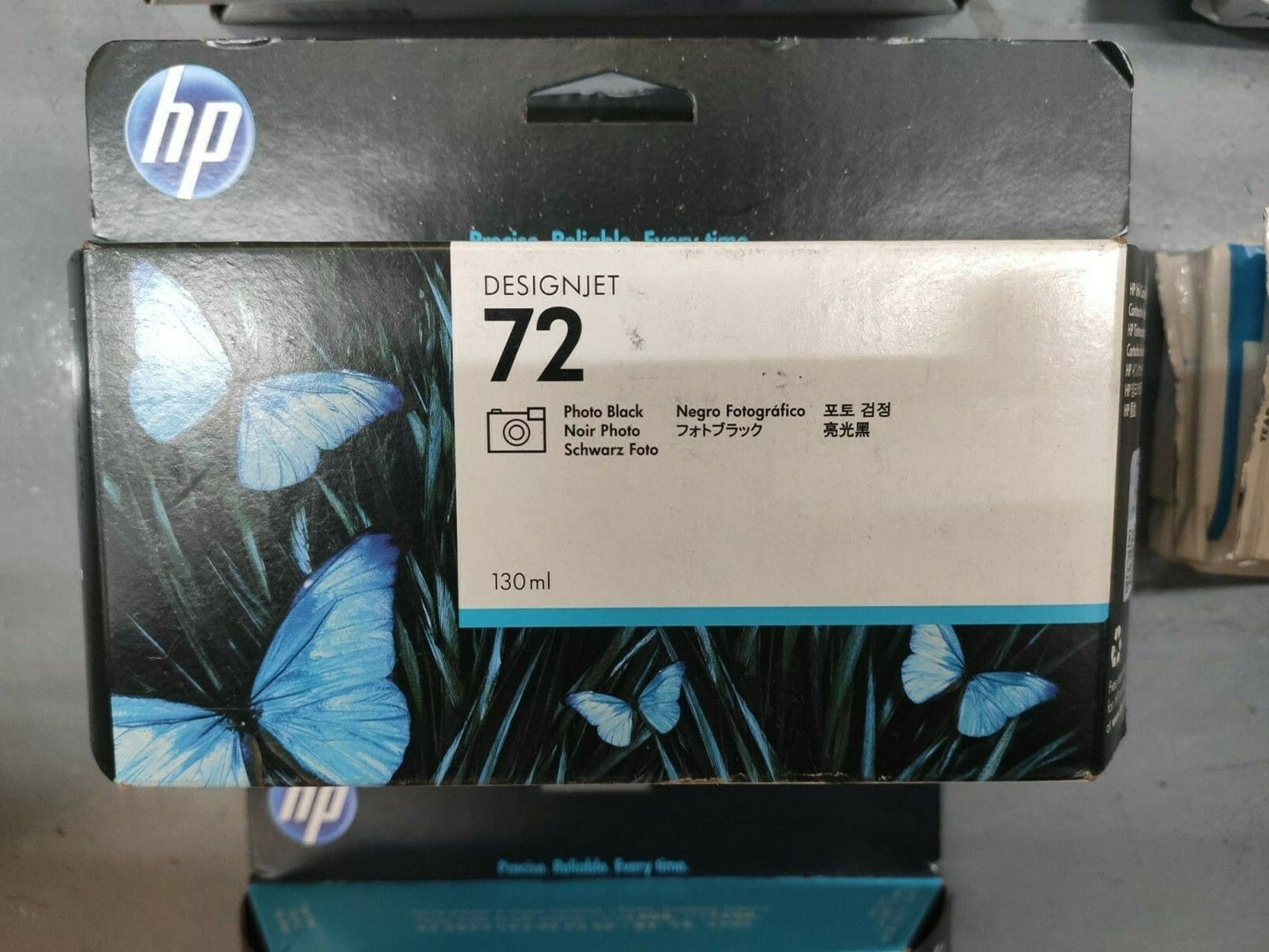 Genuine lot of HP 72 Ink Cartridges 130ml - C9370A/71A/72A/73A/74A/C9403A - VAT