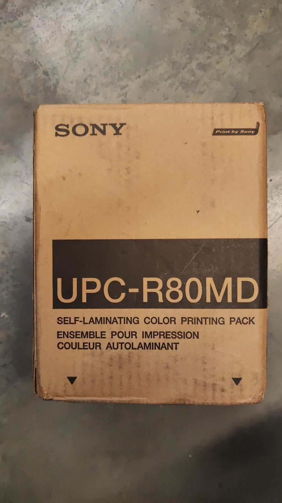 Original SONY UPC-R80MD A4 Self Laminating Color Printing Pack - VAT i