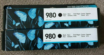 Genuine lot of HP 980 Ink Cartridges for Enterprise X555 MFP X585 -FREE DELIVERY