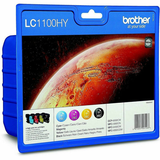 Genuine lot of Brother LC1100HY Ink Cartridges - FREE UK DELIVERY - VAT included