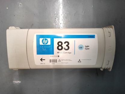Genuine lot of HP 83 UV Ink Cartridges 680ml - Designjet 5000 - VAT included