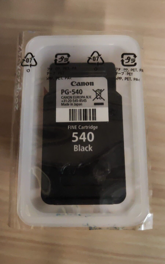 Genuine Canon PG-540 Black Ink Cartridge - FREE UK DELIVERY! - VAT included