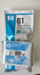 Genuine lot of HP 81 Printhead and Cleaners (C4950-C4955A) - VAT included