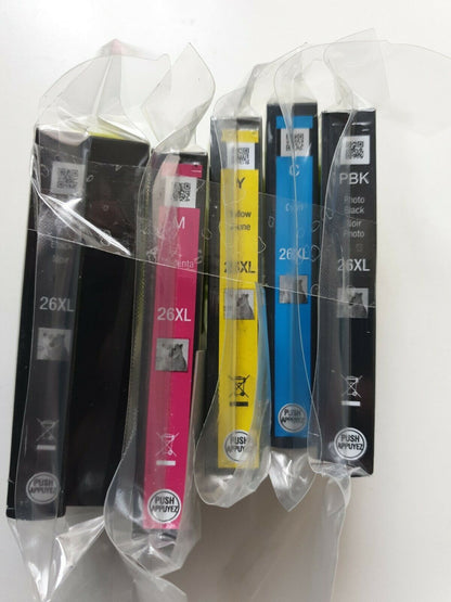 Genuine Epson 26 & 26XL Ink Cartridges (Polar Bear lot) - FREE UK DELIVERY!