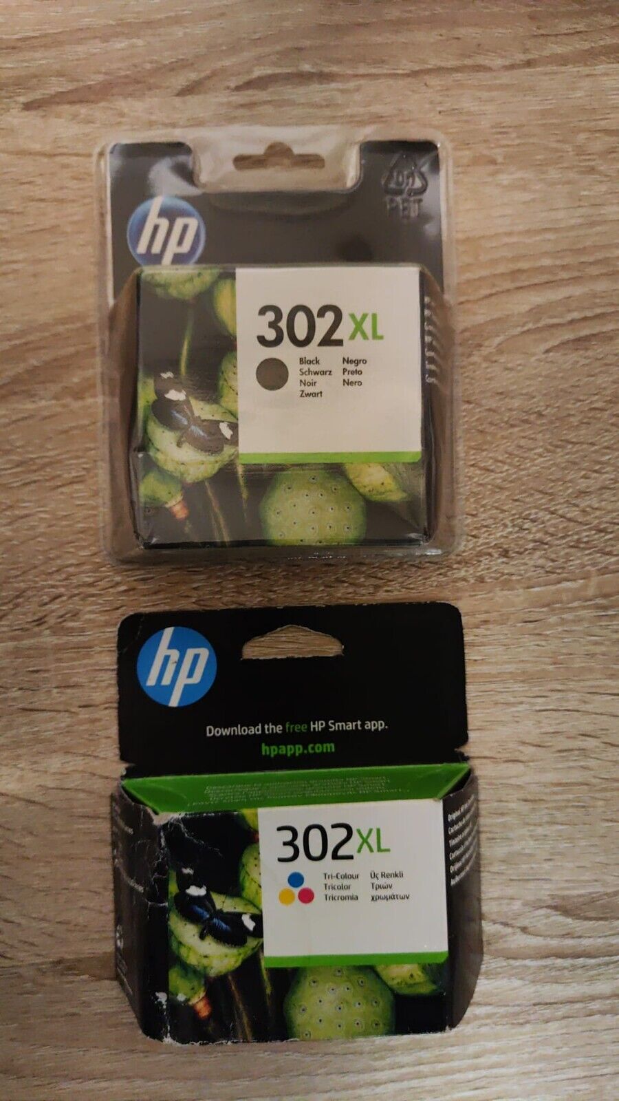 Genuine BOXED HP 302XL Black & Colour Ink Cartridges - FREE UK DELIVERY! VAT inc
