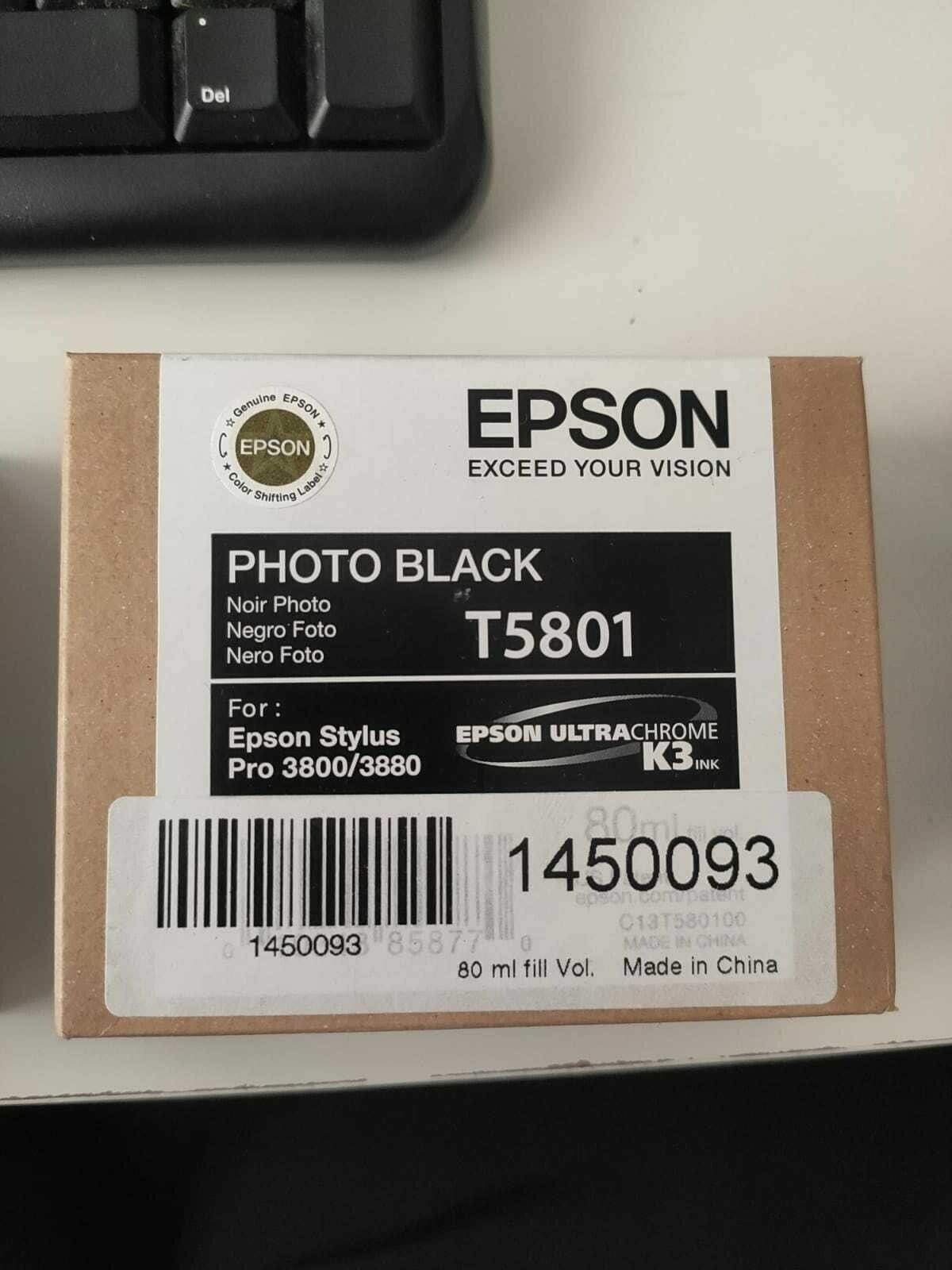 Genuine lot of Epson T5801 T5802 T5803 T5804 T5805 T5806 T5807 T5808 T5809 inks