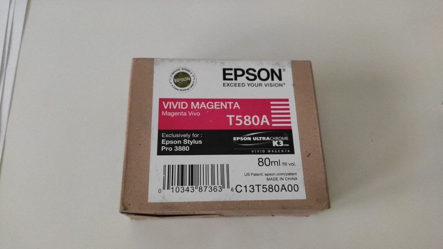 Genuine lot of Epson T5801 T5802 T5803 T5804 T5805 T5806 T5807 T5808 T5809 inks