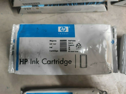 Genuine lot of HP 727 ink cartridges - 130ml for HP DESIGNJET 920 T1500 T2500