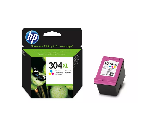 Genuine HP 304XL Colour Ink Cartridges (N9K07AE) - FREE UK DELIVERY! VAT inc.