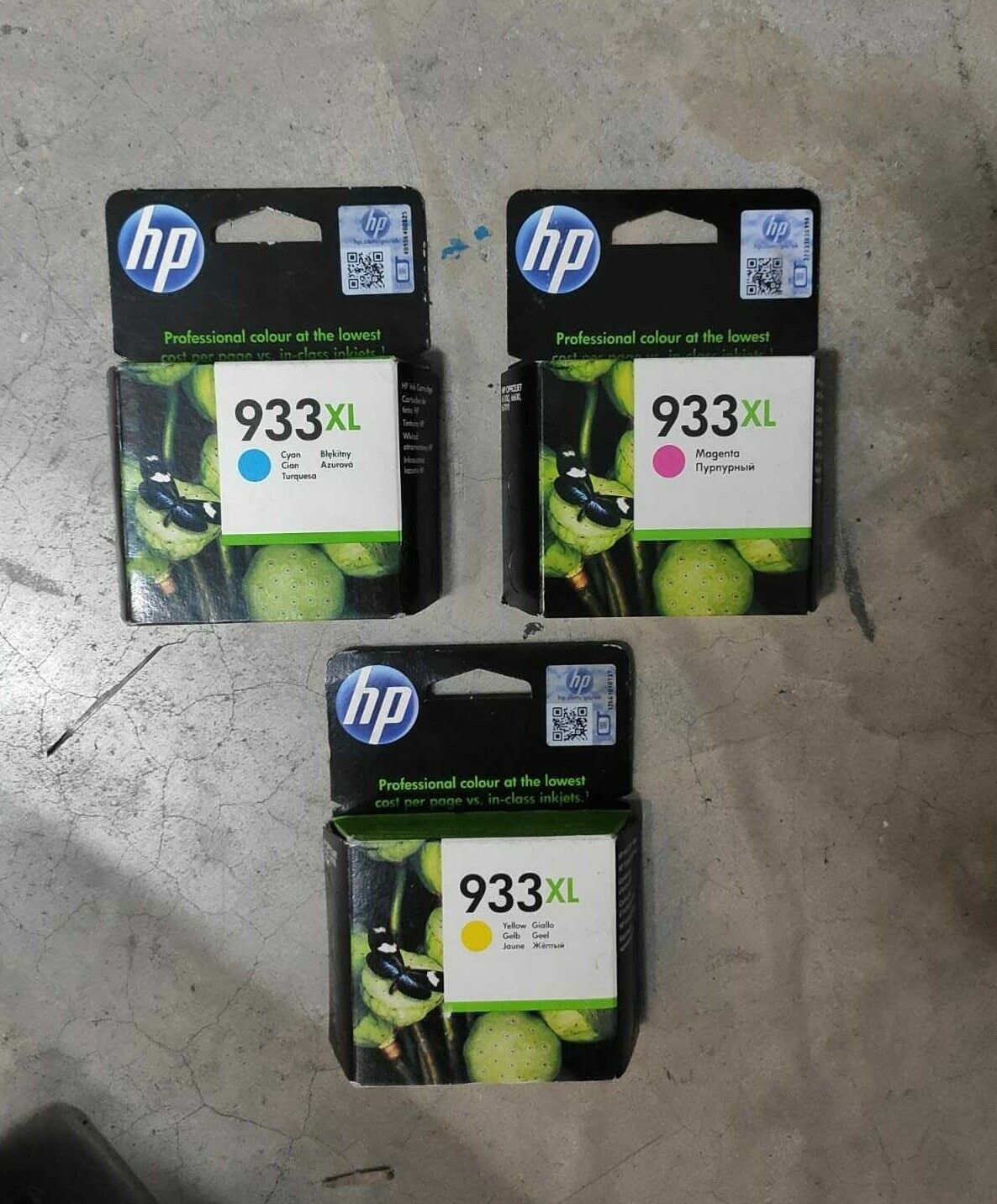 Genuine lot of HP 932XL/933XL/933 ink cartridges (C2P42AE) - FREE UK DELIVERY!