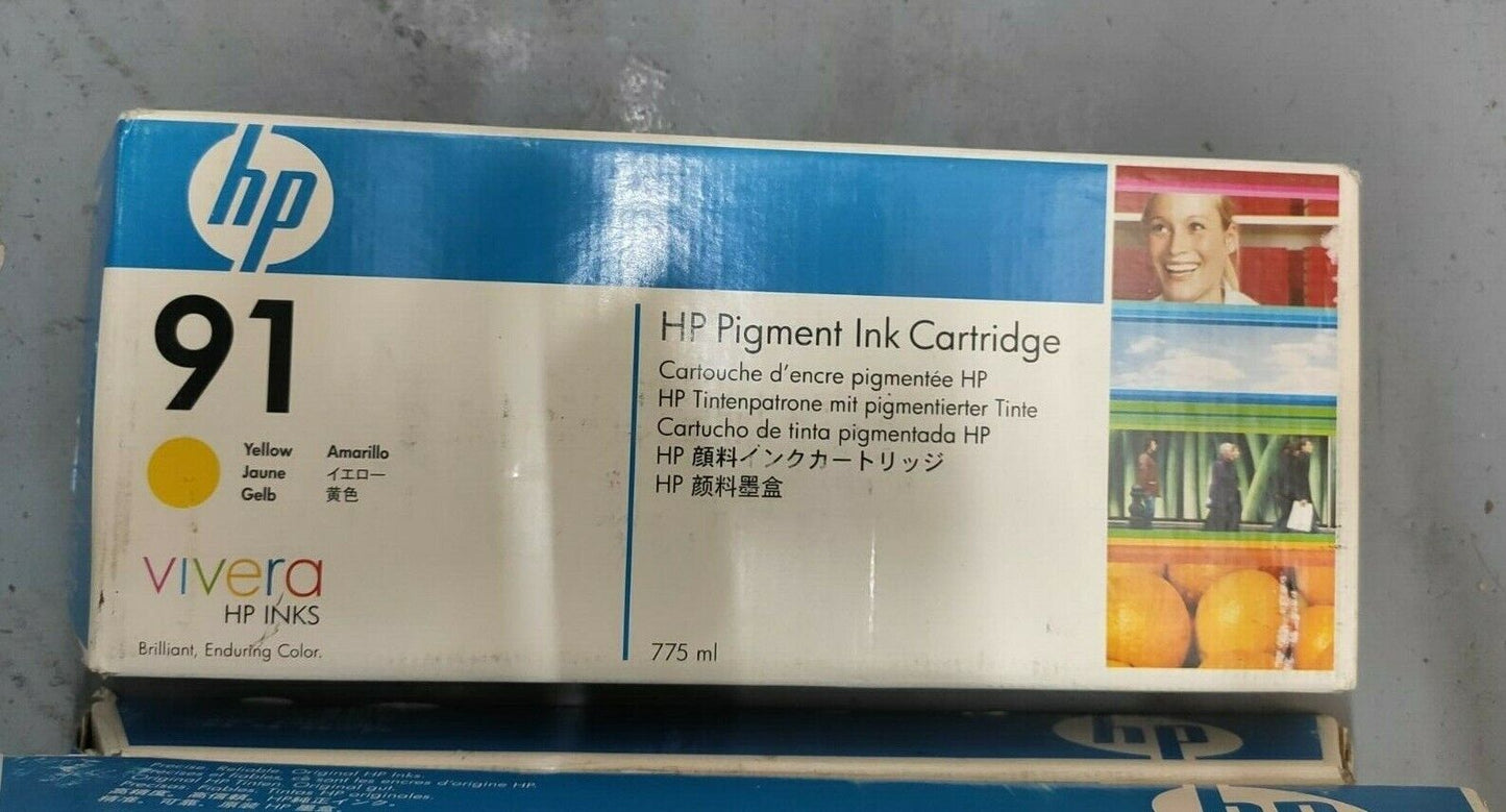 Genuine HP 91 ink cartridges for HP Designjet Z6100 - VAT inc - FREE UK DELIVERY