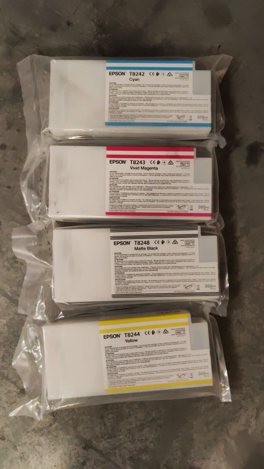Genuine Epson T8242 T8243 T8244 T8248 ink cartridges